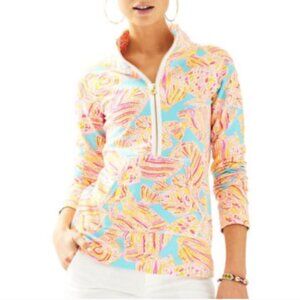 Lilly Pulitzer Skipper Popover in Breakwater Blue Tini Bikini size Medium NWT